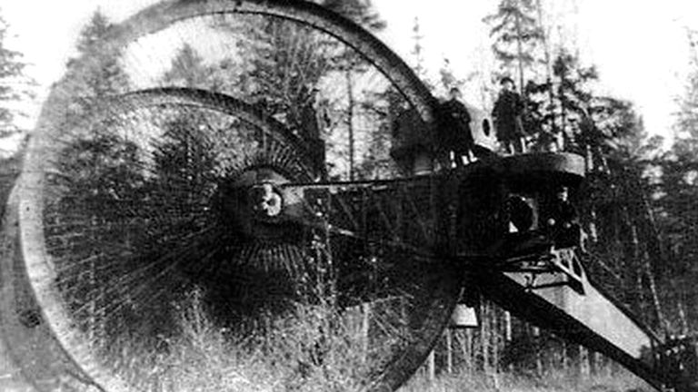 Este fue el tanque más grande e inservible de la historia. Tiene más de 100 años y era tan monstruoso que jamás llegó a ser real