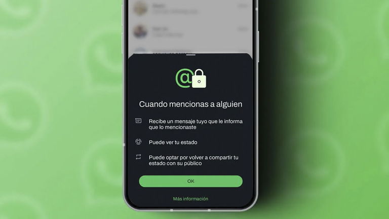 Cómo mencionar a un contacto en el estado de WhatsApp