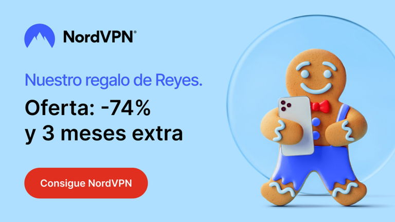 La mejor VPN está rebajada hasta un 74% por Navidad: suscríbete a NordVPN desde solo 2,99 euros al mes