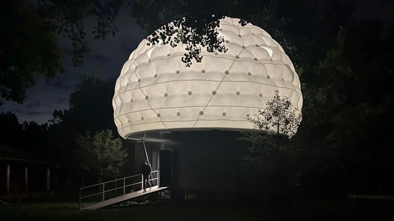 Esta casa 'inflable' es realmente futurista y puede ofrecer una vivienda perfecta para familias pequeñas