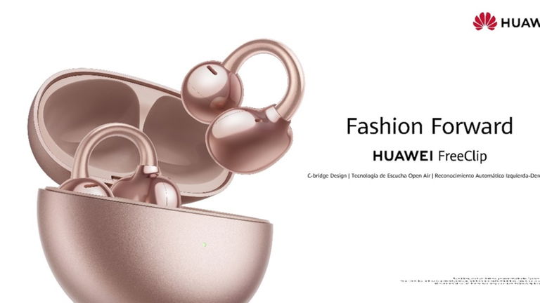 Los auriculares más revolucionarios de HUAWEI se visten de oro rosa: los FreeClip Rose Gold llegan a España