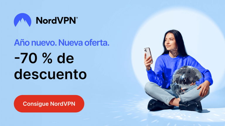 NordVPN comienza 2025 con descuentos de hasta el 70%: de 11,59 a 3,39 euros al mes