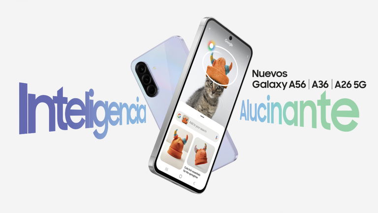 Samsung Galaxy A56, Galaxy A36 y Galaxy A26: la gama media de Samsung se renueva con más IA que nunca