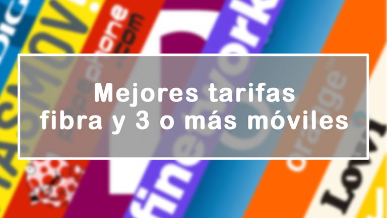 Las 6 mejores tarifas familiares con tres móviles o más (2025)