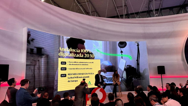 Vodafone presenta la mayor red WiFi pública de España en el MWC 25