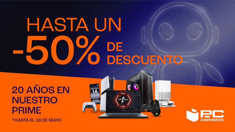 ¡20 aniversario de PcComponentes! Te esperan grandes ofertas hasta el 18 de mayo