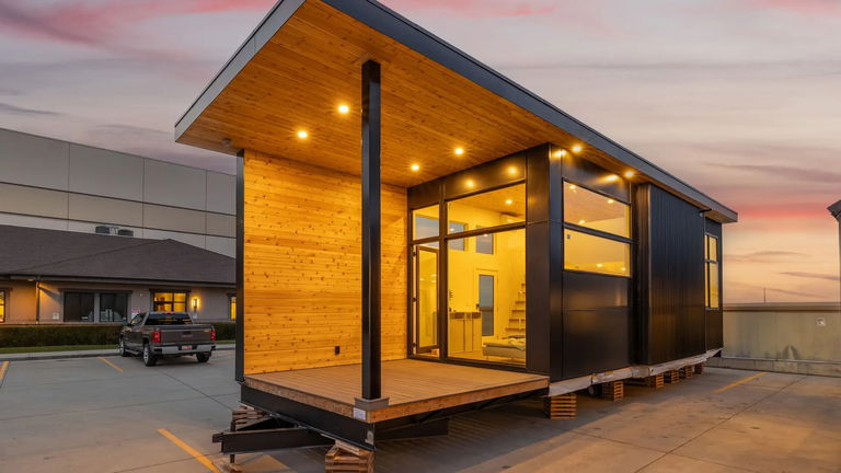 La minicasa prefabricada más encantadora es perfecta para unas buenas vacaciones