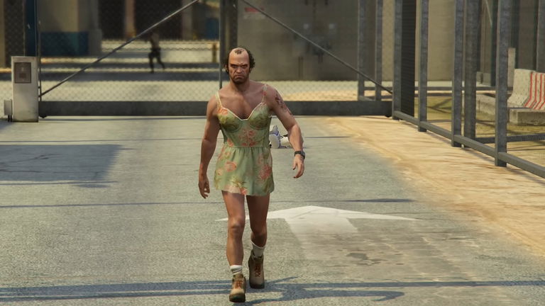 El tráiler de 'GTA VI' pero en 'GTA V' y con bugs no tiene precio
