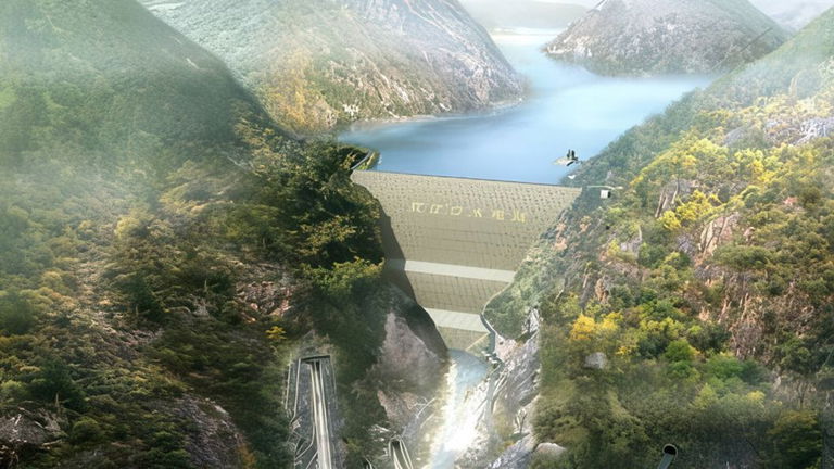 China está construyendo una presa monstruosa: es tan grande como un rascacielos