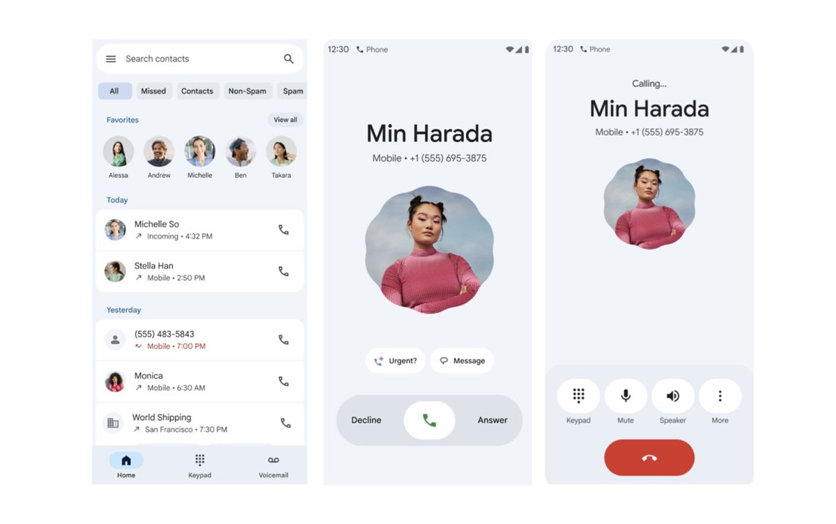 La app Teléfono de Google se renueva gracias a Material 3...