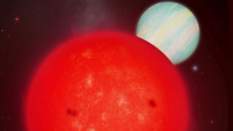 Una estrella diminuta ha 'dado a luz' a un gigantesco planeta: así es como ha ocurrido
