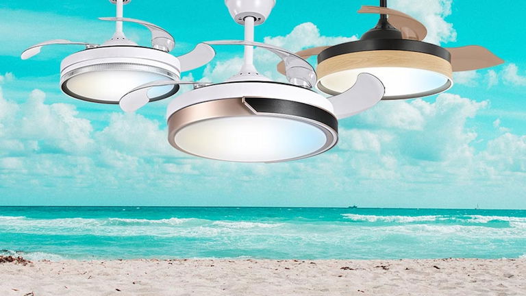Todo el mundo está comprando este ventilador de techo con luces LED: sale por menos de 50 euros y cuenta con una valoración sobresaliente