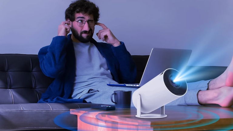 Monta tu propio cine en casa con este proyector tirado de precio: cuesta 22 euros y tiene una valoración sobresaliente