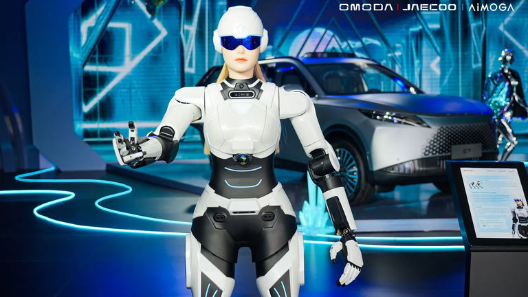 OMODA & JAECOO introducirá robots humanoides en concesionarios europeos: así funciona el modelo AiMOGA