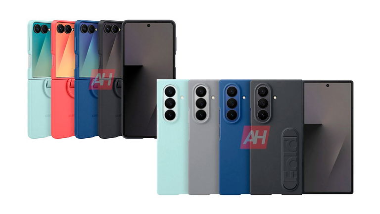 Se filtran las carcasas y otros accesorios oficiales de los Galaxy Z Fold 7 y Z Flip 7