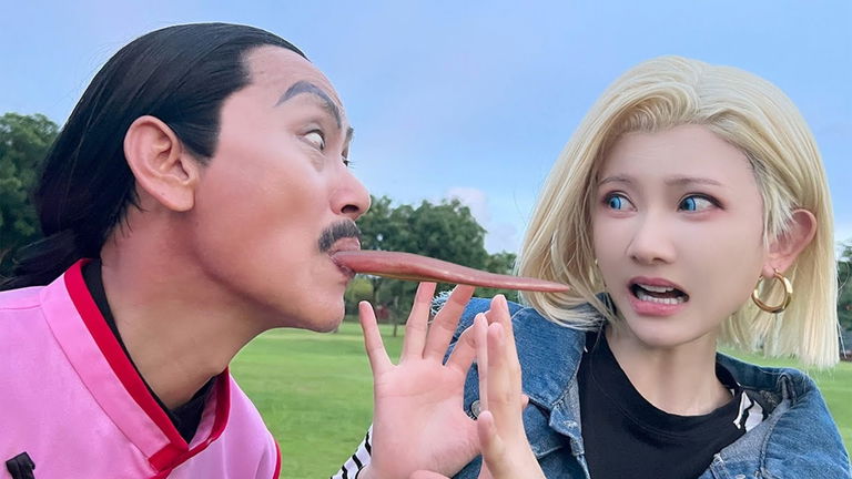 China se atreve con un live-action de 'Dragon Ball Z' centrado en Tao Pai Pai y A-18 en esta creación fan