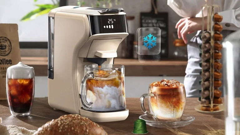 Esta cafetera 6 en 1 puede con cápsulas y café molido. No cuesta ni 100 euros y lo está petando en AliExpress ahora mismo