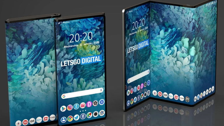 El primer smartphone "triple plegable" de Samsung llegará este mismo año