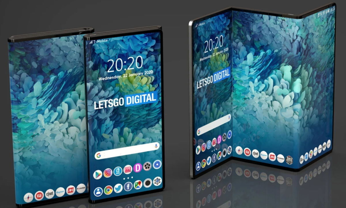 El primer smartphone &quot;triple plegable&quot; de Samsung llegará este mismo año