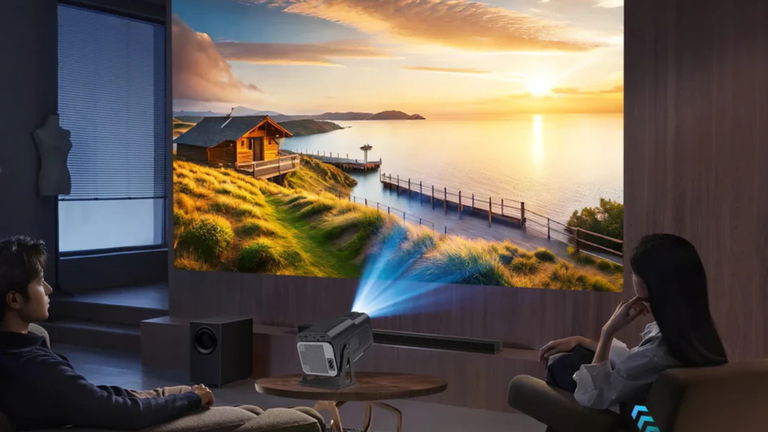 Móntate un cine en casa sin que te duela: este proyector es facilísimo de usar y no cuesta ni 60 euros