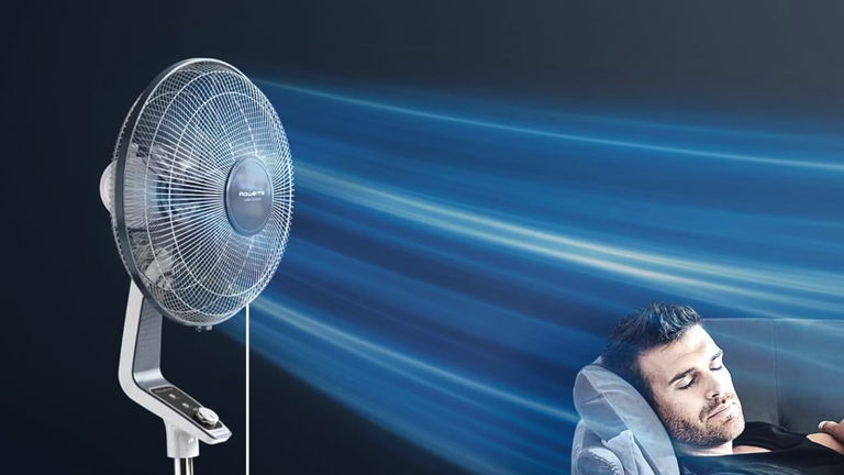 Sube el calor y también la oferta de este ventilador Rowenta: potente, silencioso y con 30% de descuento