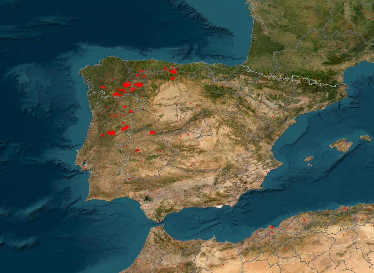 La web de la NASA que te permite ver los incendios activos en España en tiempo real