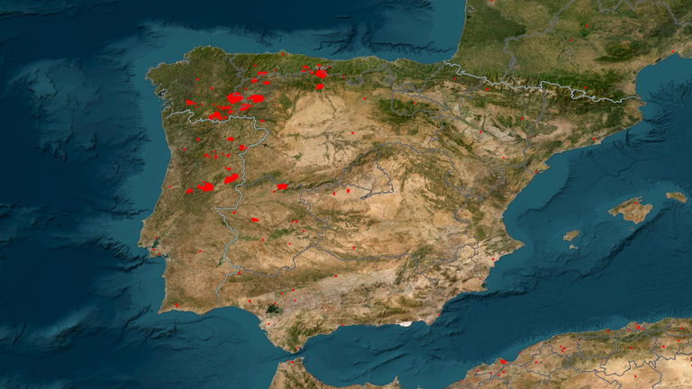 La web de la NASA que te permite ver los incendios activos en España en tiempo real