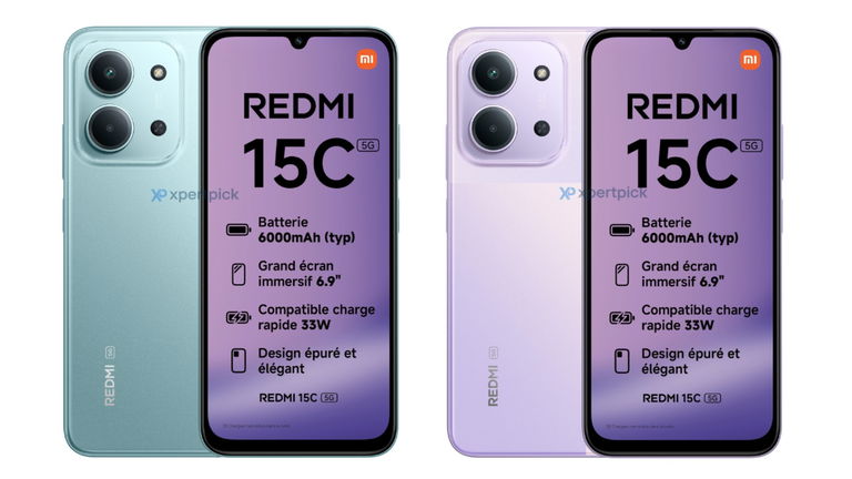 Así será el próximo superventas de Xiaomi en España: el Redmi 15C 5G se filtra con pantalla de casi 7 pulgadas y 6000 mAh de batería
