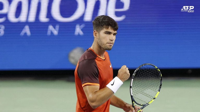 Dónde ver esta noche la final del Masters 1000 de Cincinnati: Sinner - Alcaraz