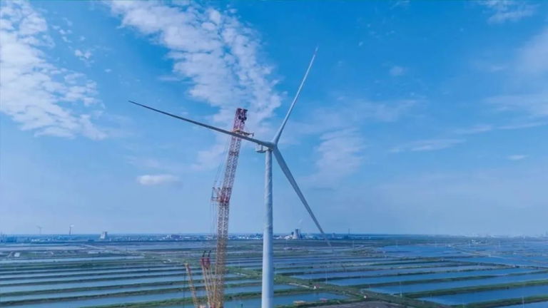 Un solo aerogenerador chino puede alimentar 55,000 hogares y es el más grande del planeta