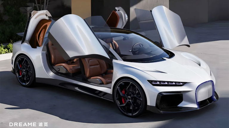 Dreame revela el diseño de su primer supercoche eléctrico