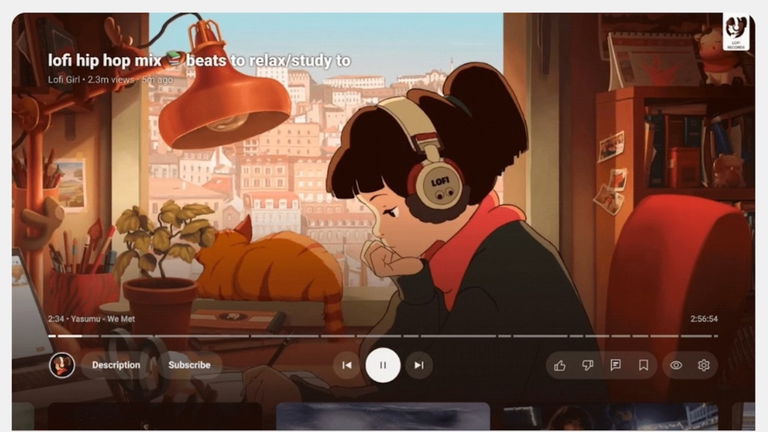 Así es la nueva apariencia de la app de YouTube para Android TV