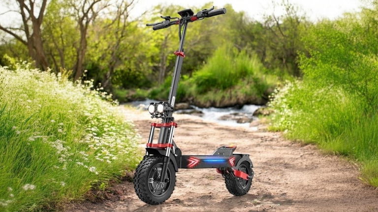 70 kilómetros de autonomía y un monstruoso motor de 2400 W: este patinete eléctrico no tiene límites