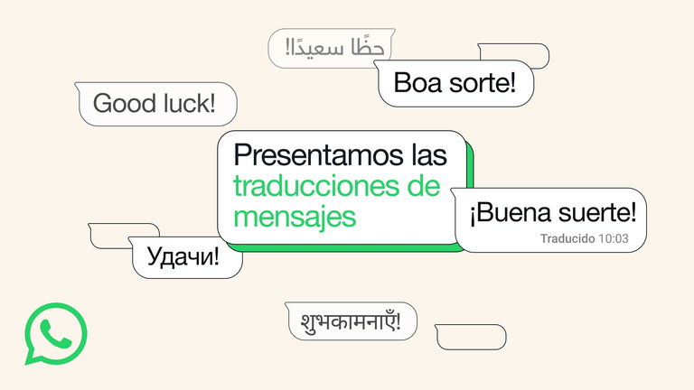 WhatsApp anuncia oficialmente la traducción de mensajes en Android y iPhone, aunque con una pequeña limitación