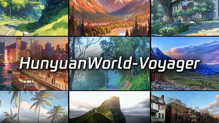 De una foto a un mundo virtual: así funciona HunyuanWorld-Voyager de Tencent
