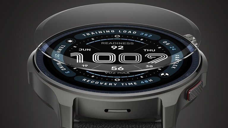Buen ahorro en este reloj inteligente premium, con cristal de zafiro, 21 días de batería y GPS