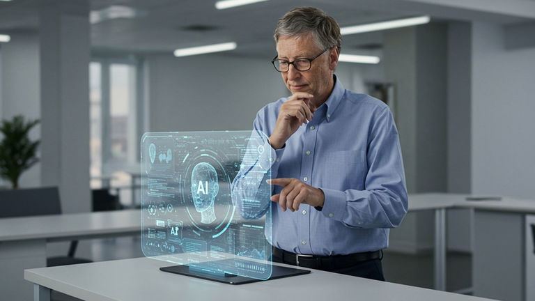 Bill Gates, fundador de Microsoft, dobla su apuesta: "La IA traerá la semana laboral de dos días"