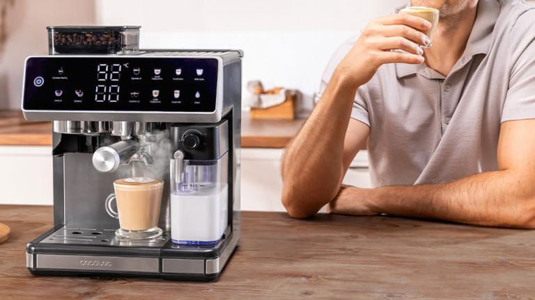 Cambia tus mañanas con 20 bares de presión, molinillo integrado y 9 recetas con solo pulsar un botón
