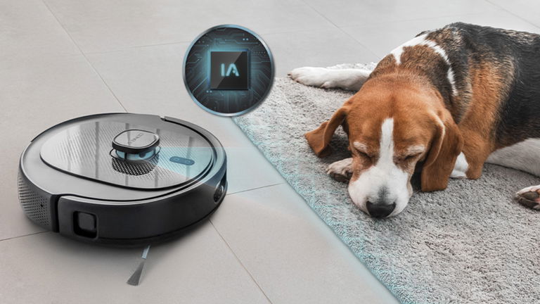 Llega a casa y encuentra el suelo impecable: así de fácil con este robot inteligente con IA