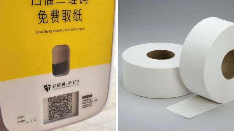 El negocio más raro de China: o pagas 5 céntimos o ves un anuncio para que te den papel higiénico