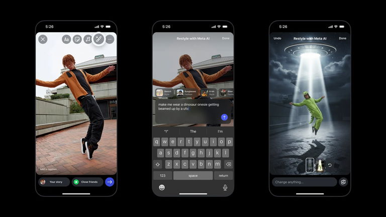 Ahora puedes usar la IA de Meta para editar tus Historias de Instagram