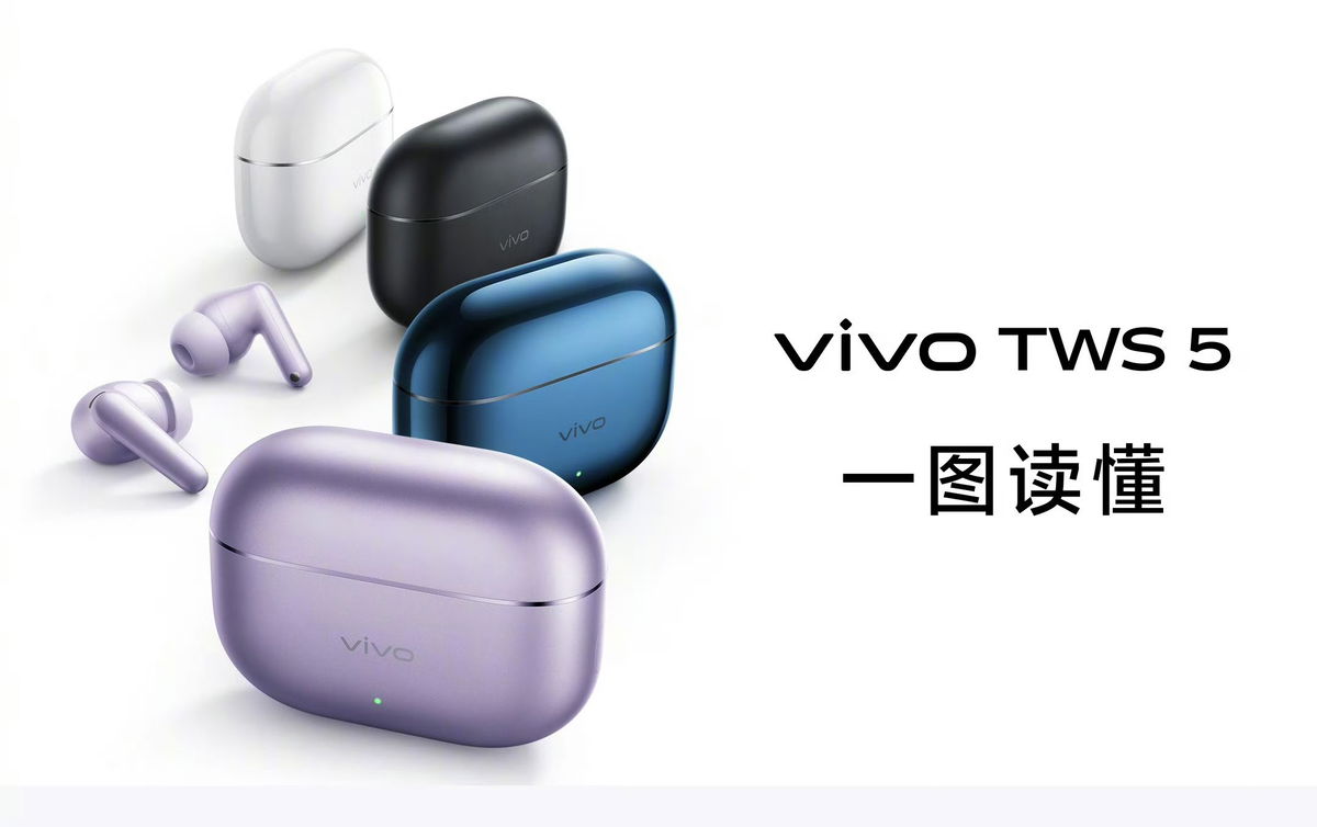 Vivo TWS 5, estos son los nuevos auriculares de Vivo que utilizan IA para reducción de ruido