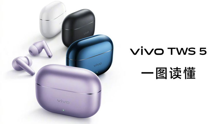 Vivo TWS 5, estos son los nuevos auriculares de Vivo que utilizan IA para reducción de ruido