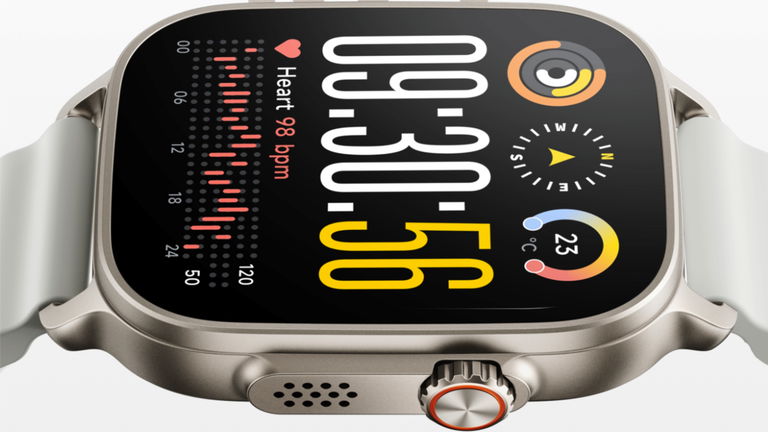 Solo 41 euros: este reloj inteligente tiene el diseño del Apple Watch Ultra, pagos NFC y 16 días de batería