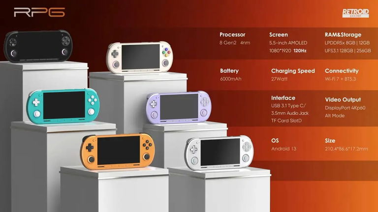 Retroid lanza dos nuevas consolas portátiles Android desde 199 € hasta 279 € con chips Snapdragon