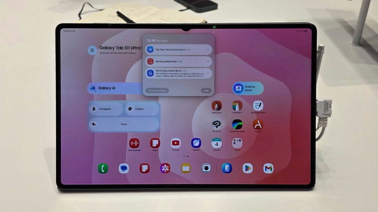 Samsung mejora la multitarea en sus tablets con One UI 8: ahora puedes usar tres apps a la vez
