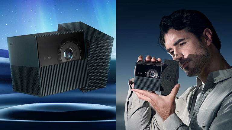 Hasta 150 pulgadas de pantalla y batería integrada: proyector 1080p portátil y muy bonito con 100 euros de rebaja