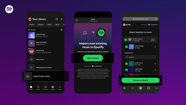 Adiós a las apps externas: Spotify te permitirá importar listas de reproducción desde otras plataformas de música