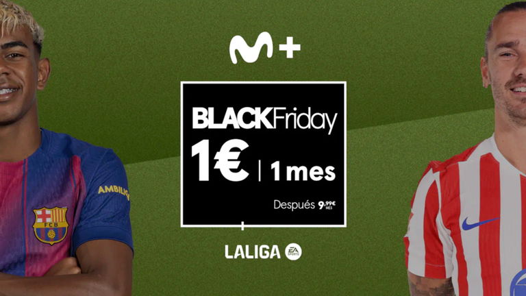 Es una de las mejores promos de este Black Friday: solo por tiempo limitado puedes conseguir Movistar Plus+ a 1 euro