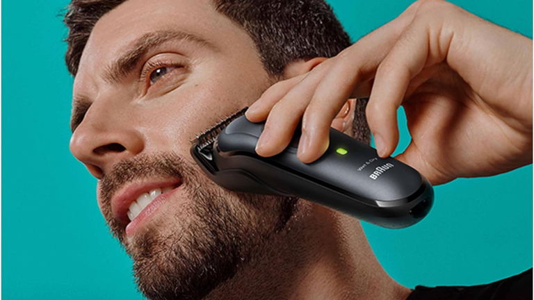 Increíble el precio esta afeitadora Braun: 17 accesorios, precisión alemana y 100 minutos de autonomía
